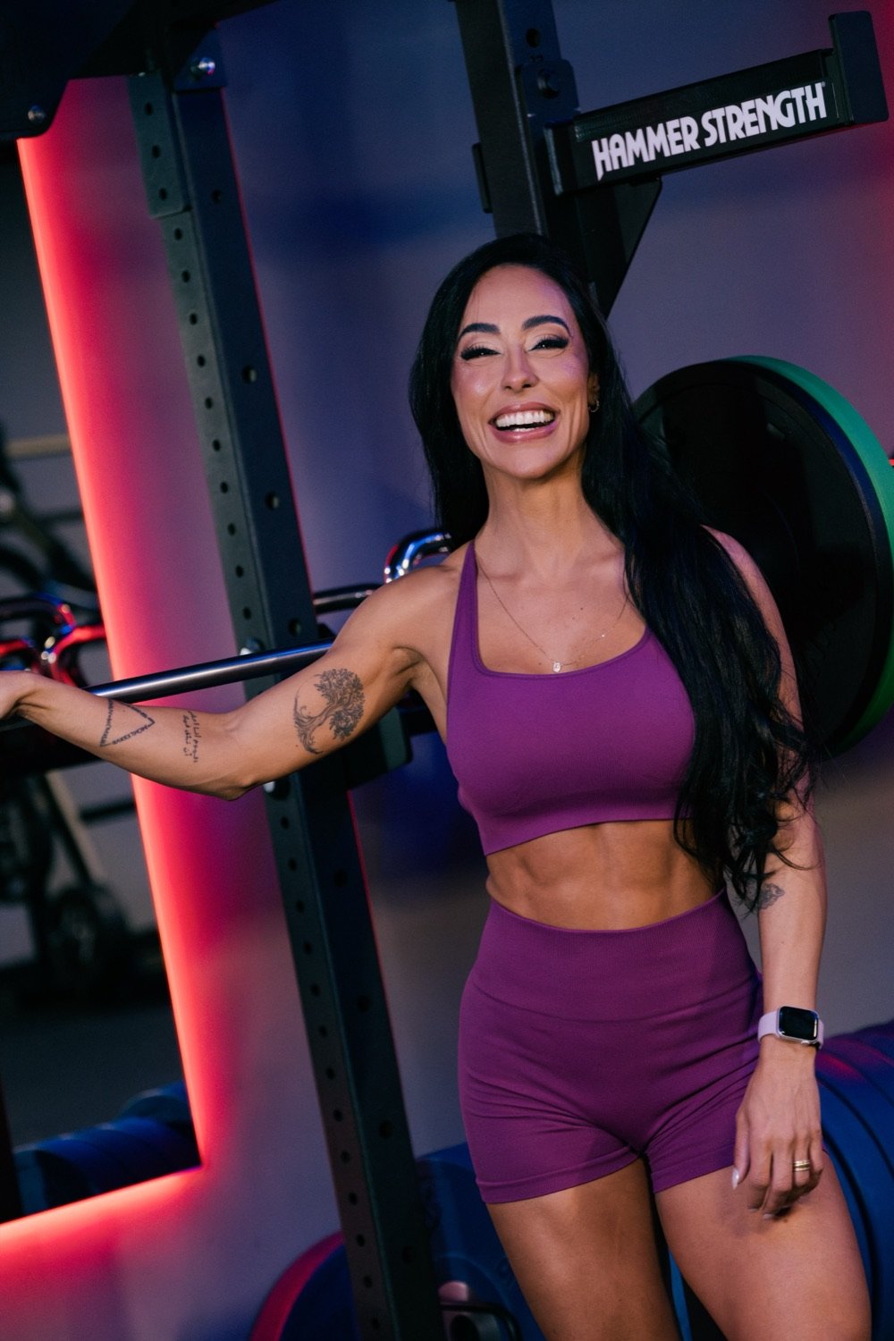 Anna Oliveira training